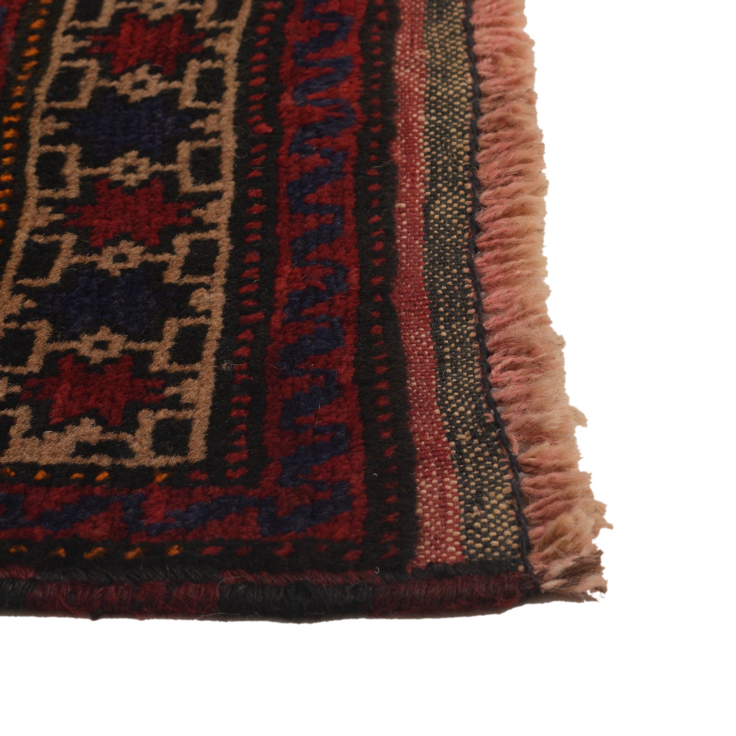 Baluchi Rug Handmade Multi Prayer Design 3x5 ft