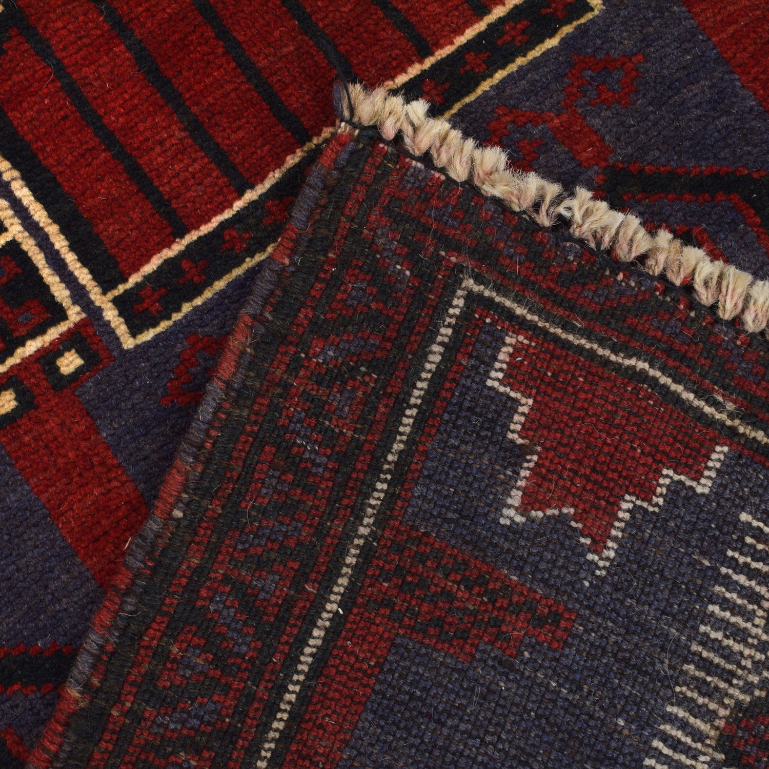 Baluchi Rug Handmade Multi Prayer Design 3x5 ft