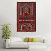Baluchi Rug Handmade Multi Prayer Design 3x5 ft