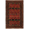 Baluchi Rug Handmade Multi Geometric 4x6 ft
