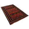 Baluchi Rug Handmade Multi Geometric 4x6 ft