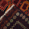 Baluchi Rug Handmade Multi Geometric 4x6 ft