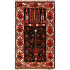 Baluchi Rug Handmade Black Prayer Design 3x5 ft