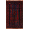 Baluchi Rug Handmade Multi Prayer Design 3x5 ft