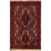 Baluchi Rug Handmade Multi Floral 3x5 ft