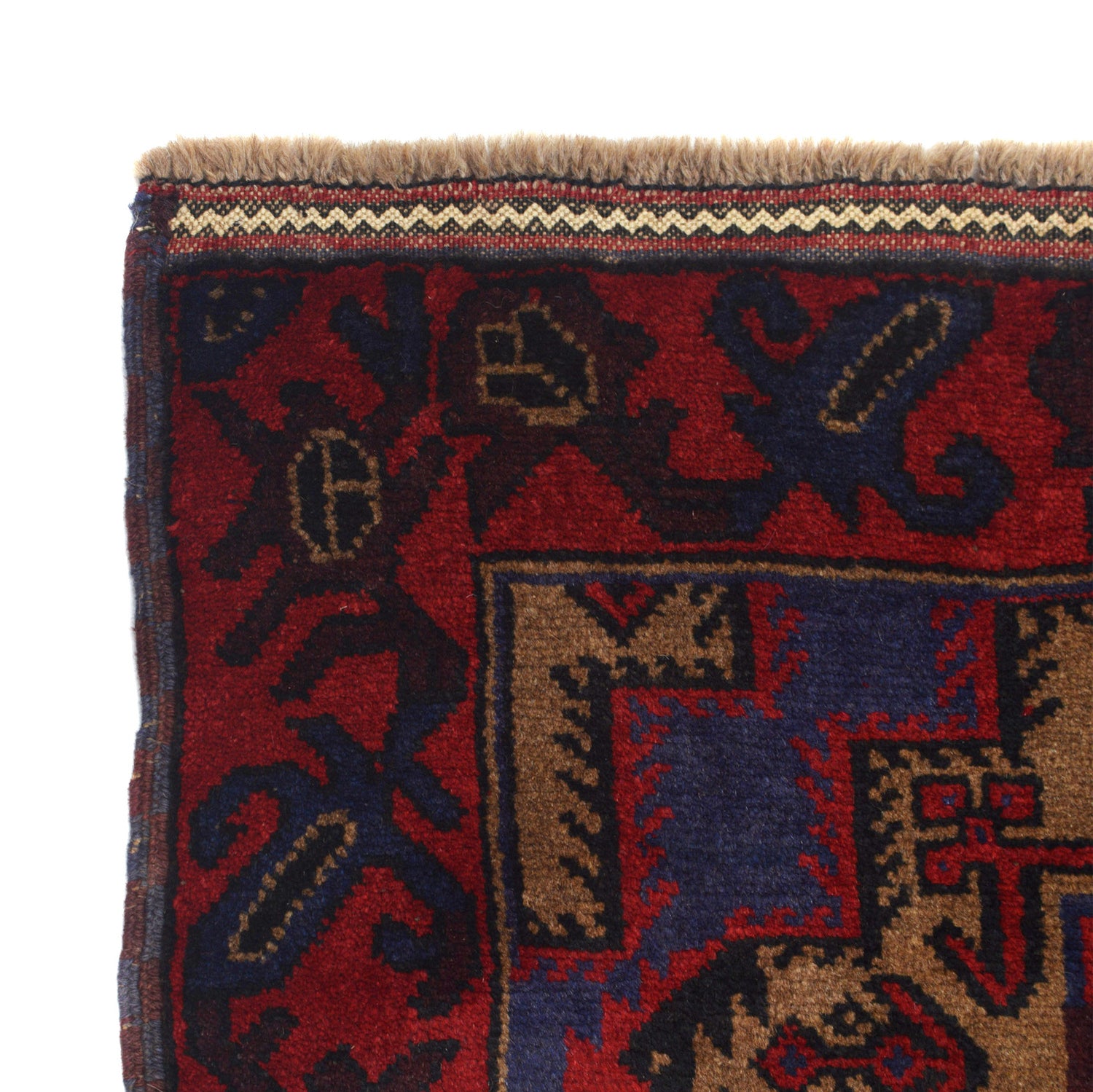 Baluchi Rug Handmade Multi Floral 3x5 ft