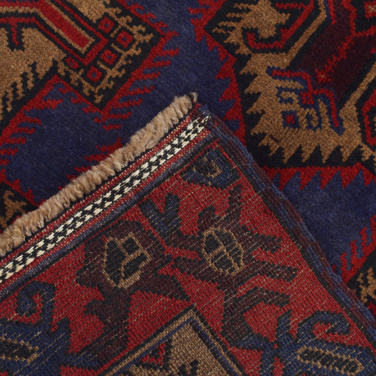 Baluchi Rug Handmade Multi Floral 3x5 ft