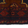Baluchi Rug Handmade Multi Geometric 3x5 ft