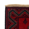 Baluchi Rug Handmade Red Geometric 3x5 ft