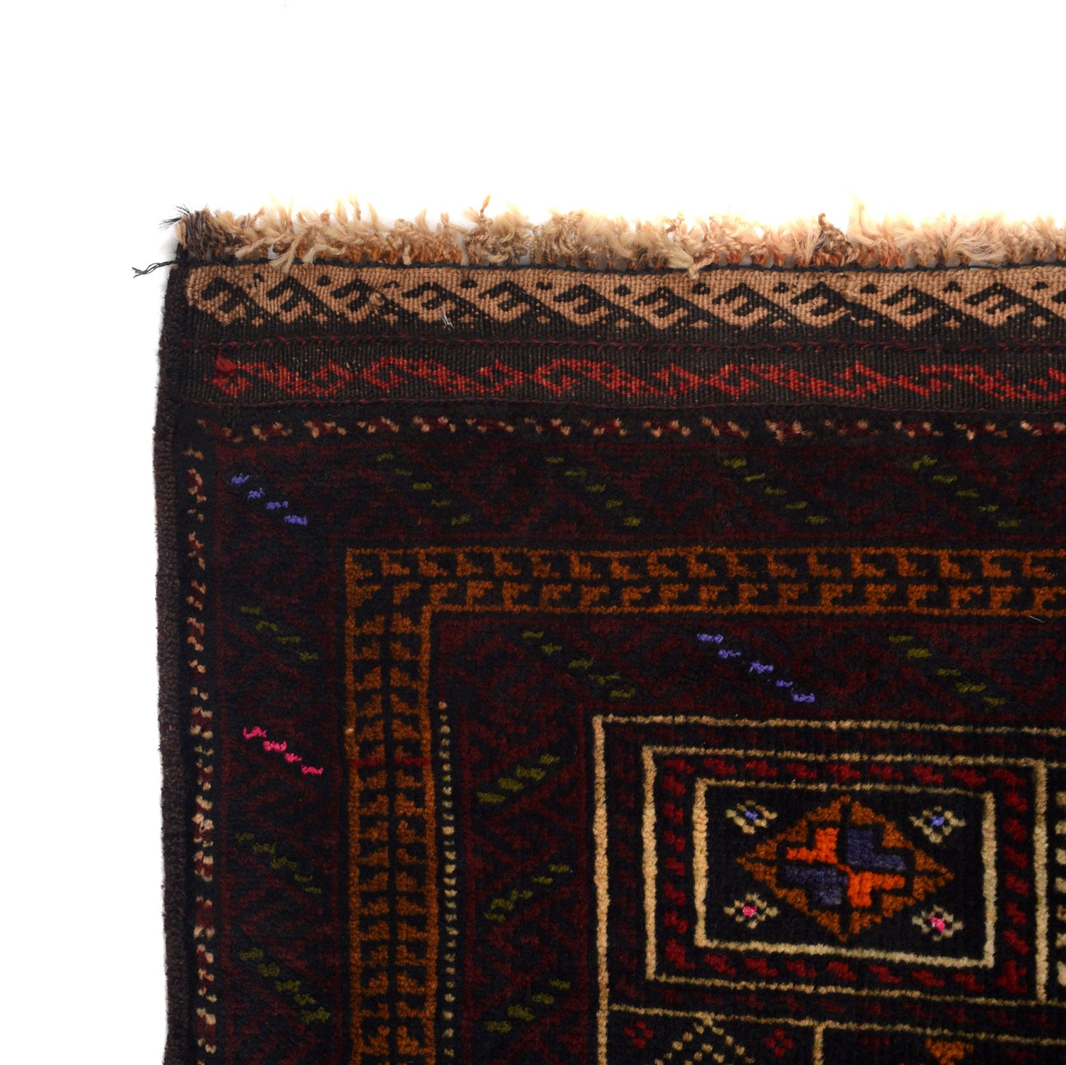 Baluchi Rug Handmade Multi Prayer Design 3x5 ft