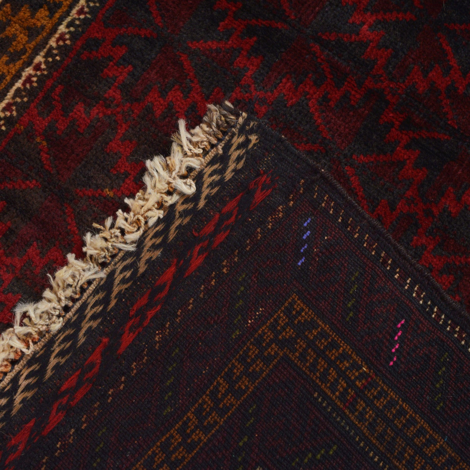 Baluchi Rug Handmade Multi Prayer Design 3x5 ft