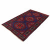 Baluchi Rug Handmade Multi Geometric 4x6 ft