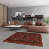Baluchi Rug Handmade Multi Geometric 4x6 ft