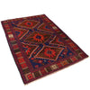 Baluchi Rug Handmade Multi Geometric 4x6 ft