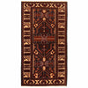 Baluchi Rug Handmade Multi Geometric 4x6 ft