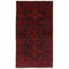 Baluchi Rug Handmade Multi Geometric 4x7 ft