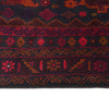 Baluchi Rug Handmade Multi Geometric 4x7 ft