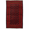 Baluchi Rug Handmade Multi Geometric 4x6 ft