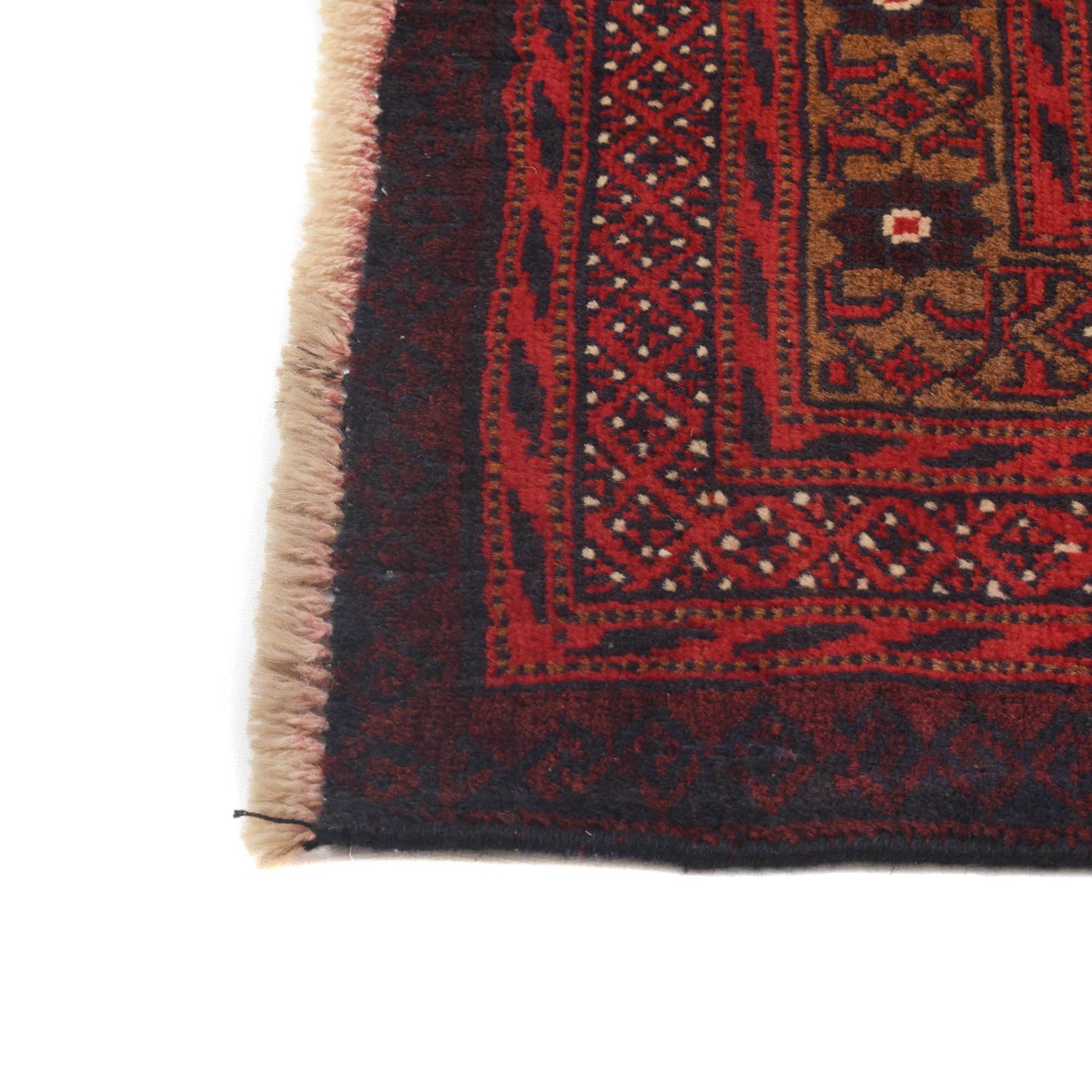 Baluchi Rug Handmade Multi Geometric 4x6 ft