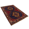 Baluchi Rug Handmade Multi Geometric 4x7 ft