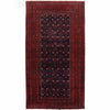Baluchi Rug Handmade Multi Geometric 4x7 ft