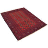 Baluchi Rug Handmade Red Geometric 4x6 ft