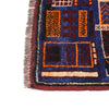 Pictorial Rug Handmade Blue Design