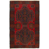 Baluchi Rug Handmade Multi Geometric 3x5 ft