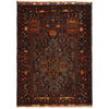 Baluchi Rug Handmade Multi Prayer Design 2x4 ft