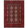Oriental Area Rug Handmade Multi Geometric 7x10 ft
