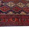 Oriental Area Rug Handmade Multi Geometric 7x10 ft