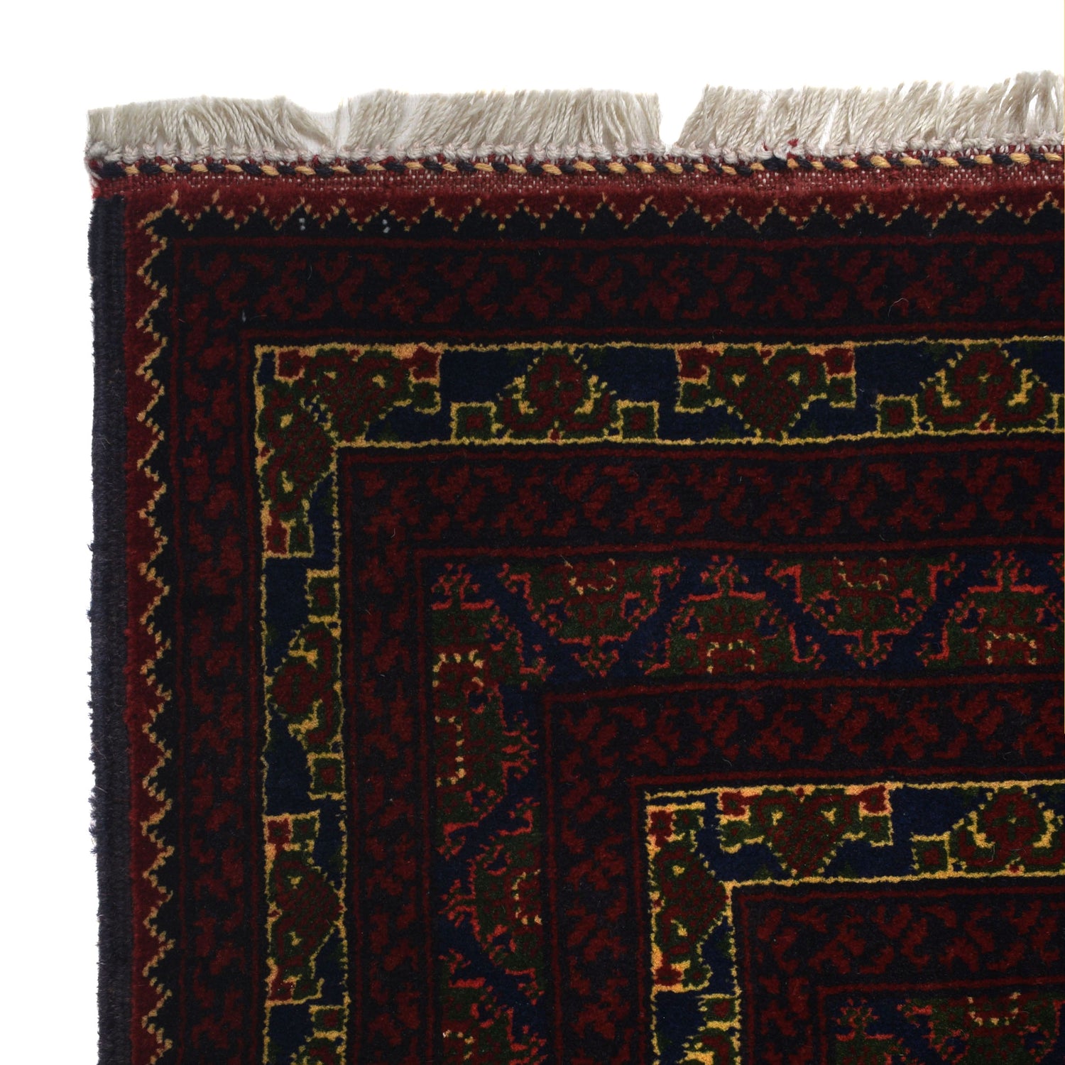 Khoja Roshnai Area Rug Handmade Multi Floral 7x10 ft