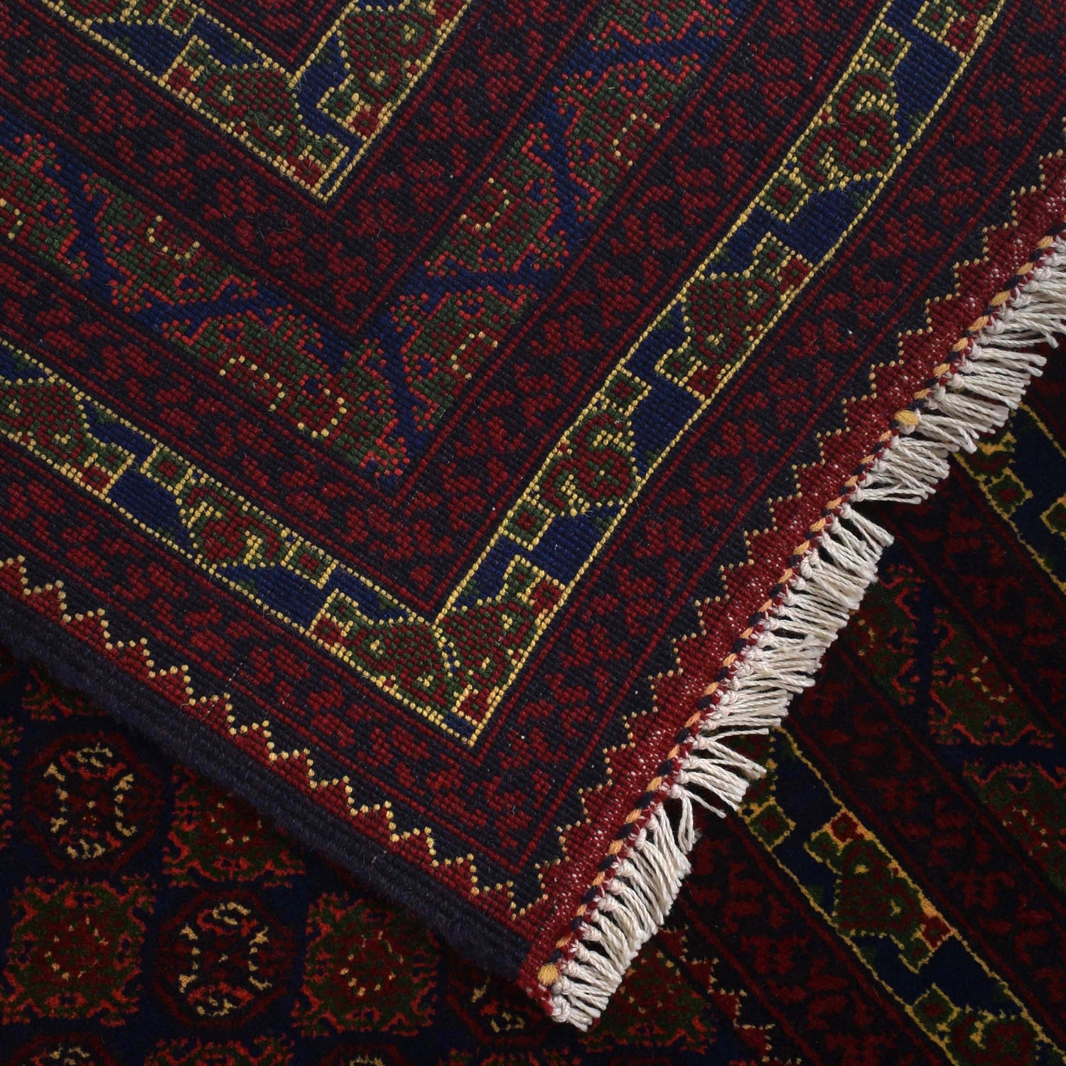 Khoja Roshnai Area Rug Handmade Multi Floral 7x10 ft