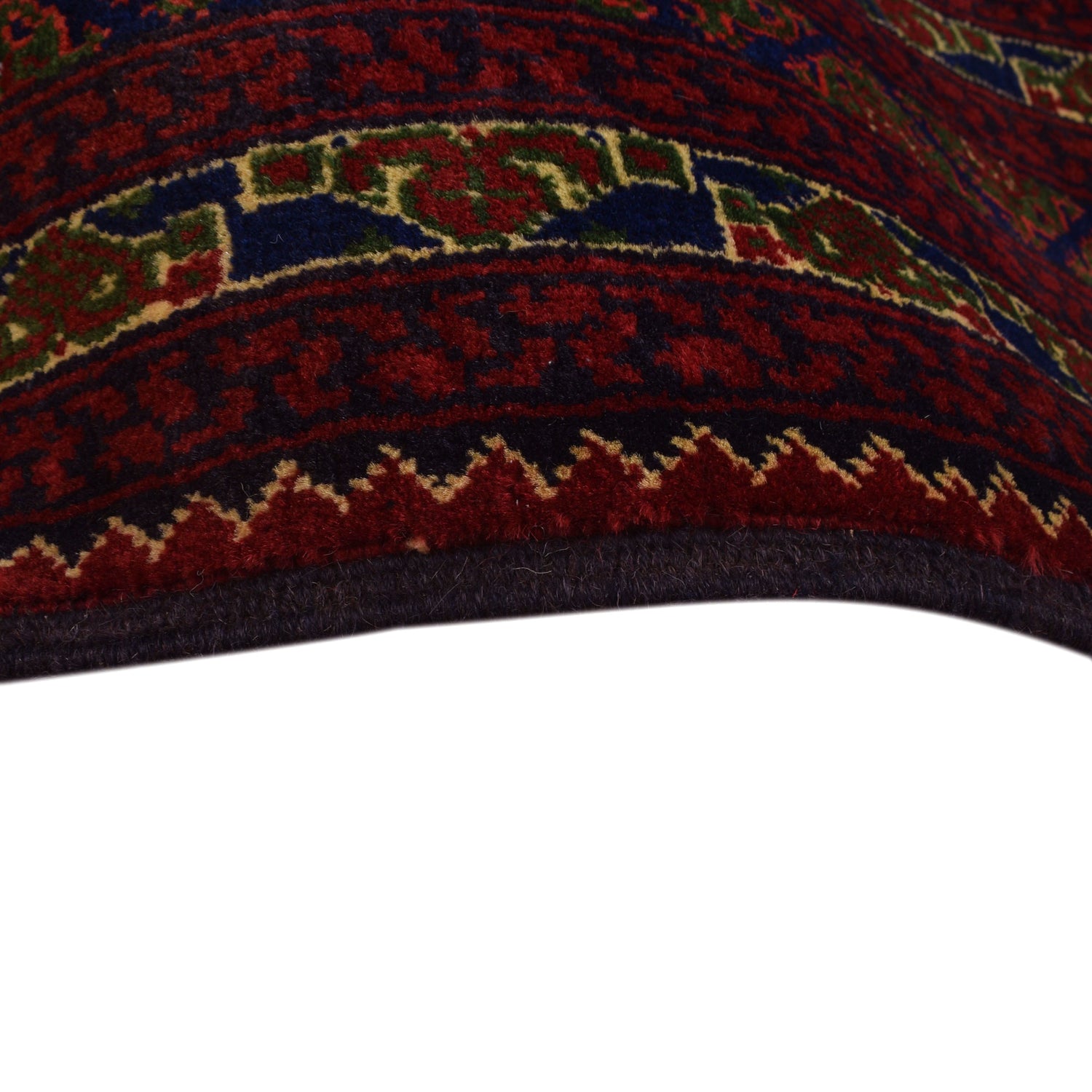 Khoja Roshnai Area Rug Handmade Multi Floral 7x10 ft