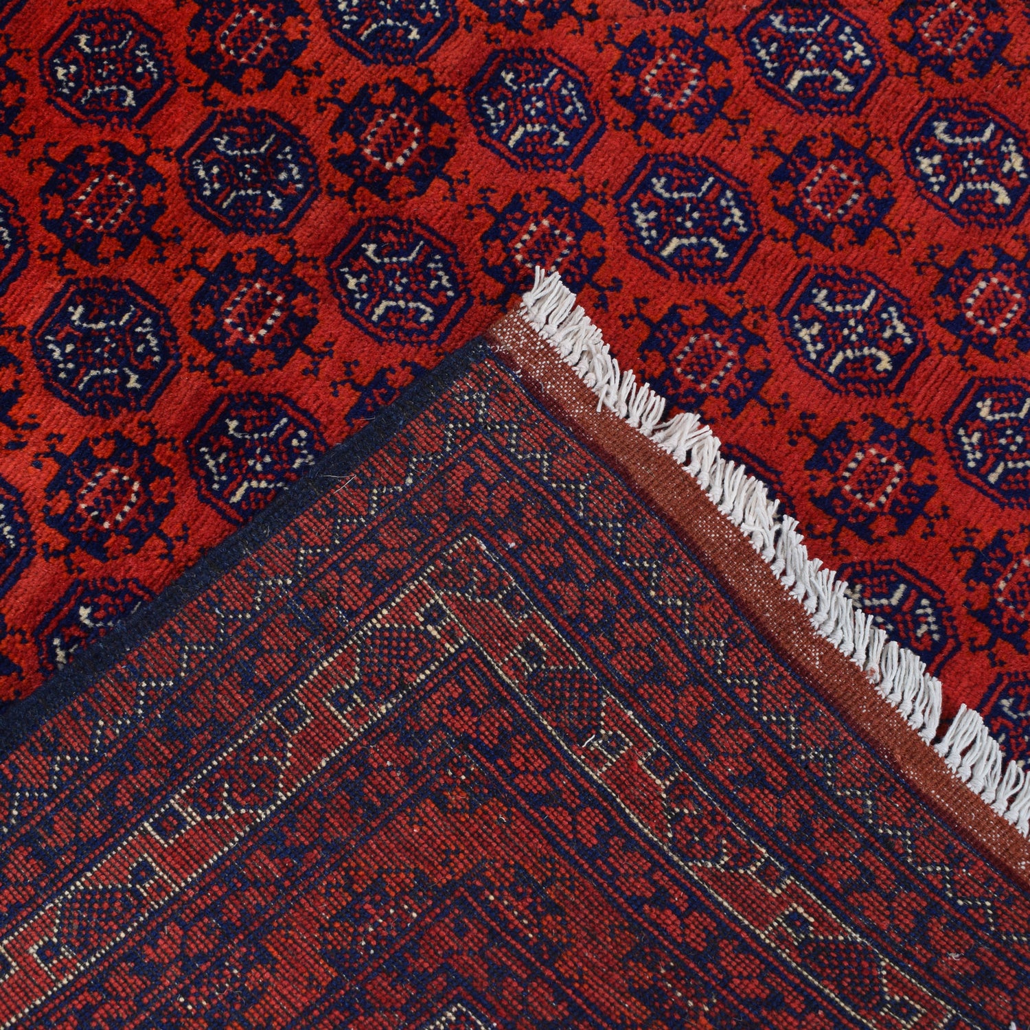 Khoja Roshnai Area Rug Handmade Red Floral 4x7 ft