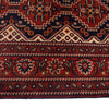 Oriental Area Rug Handmade Multi Geometric 4x7 ft