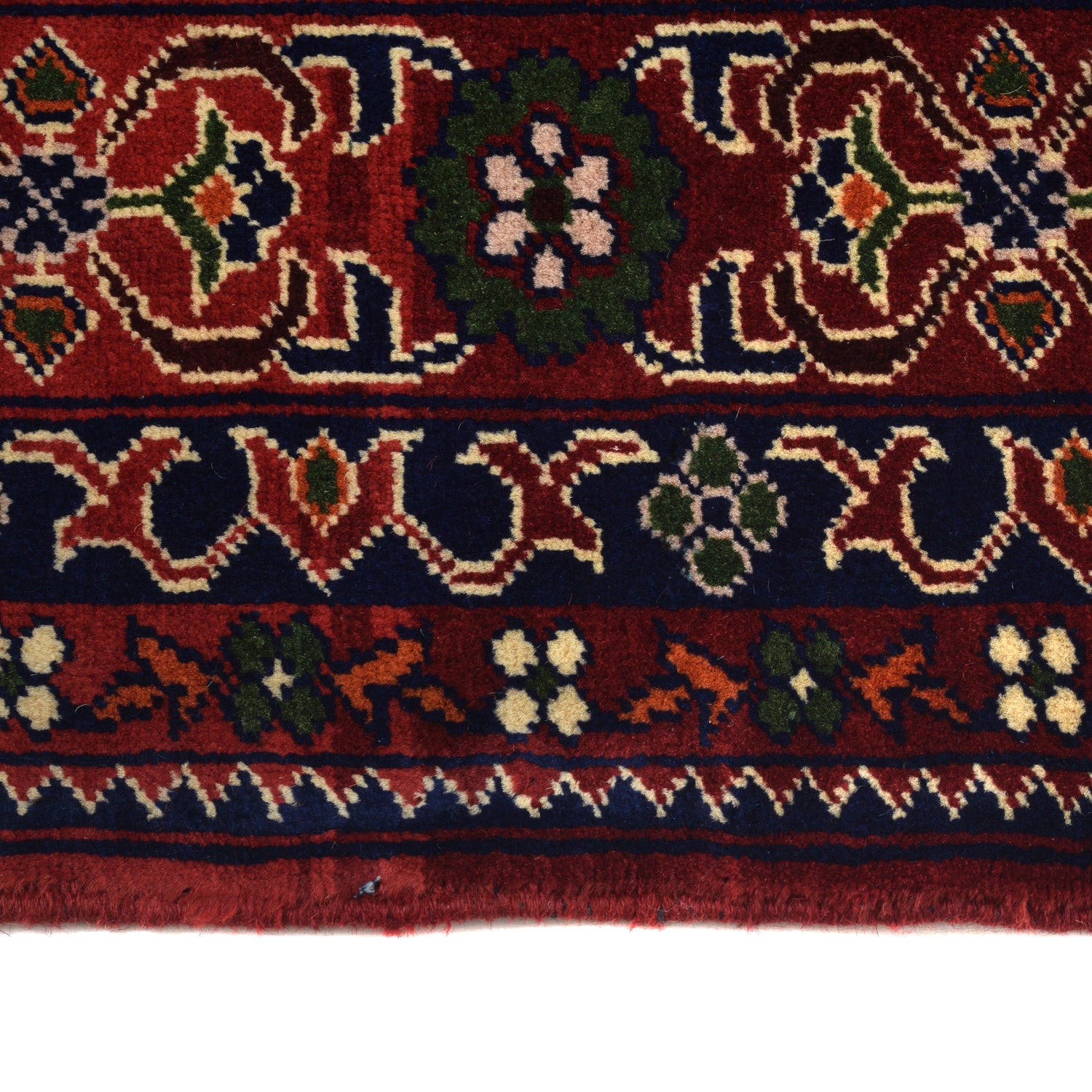 Oriental Area Rug Handmade Multi Geometric 7x10 ft