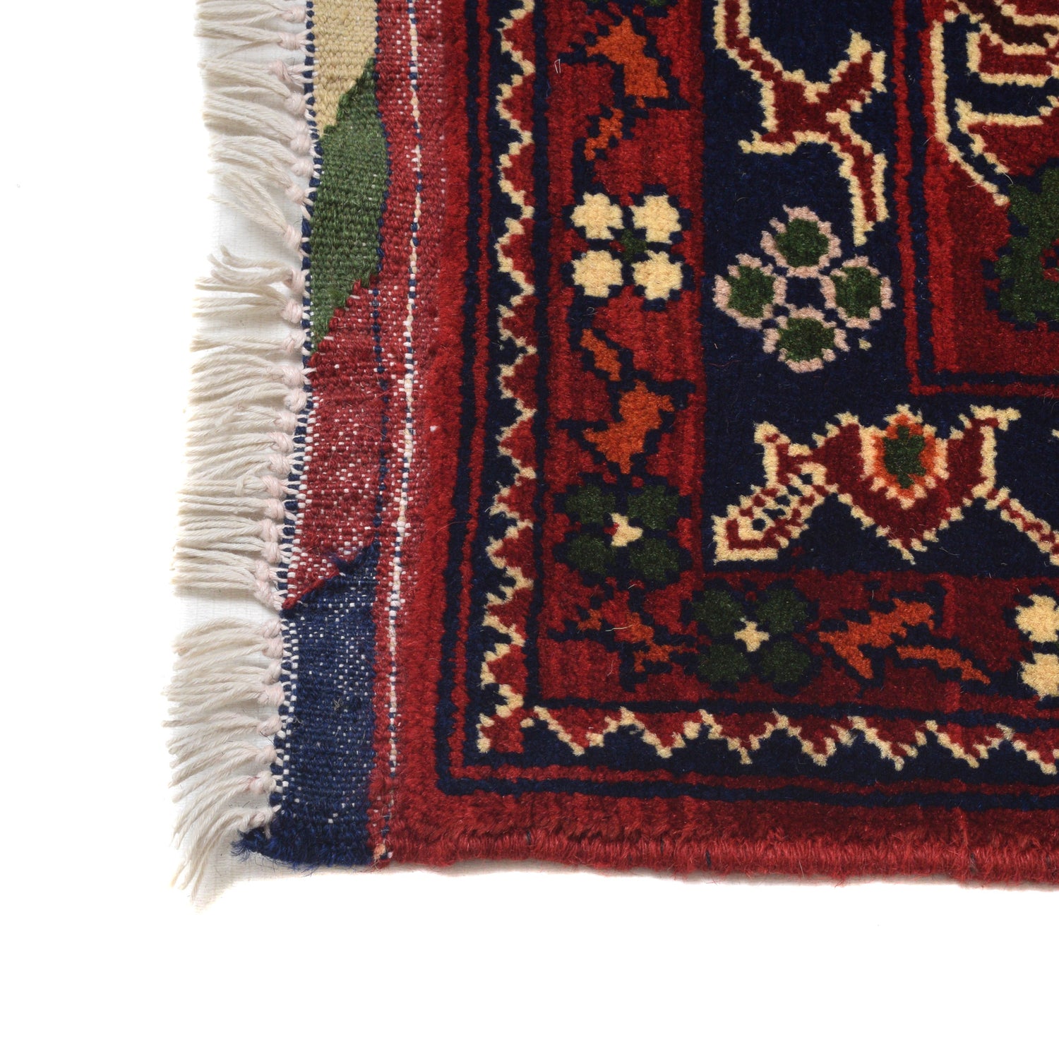 Oriental Area Rug Handmade Multi Geometric 7x10 ft