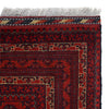 Khoja Roshnai Area Rug Handmade Rich Burgundy Floral 4x7 ft