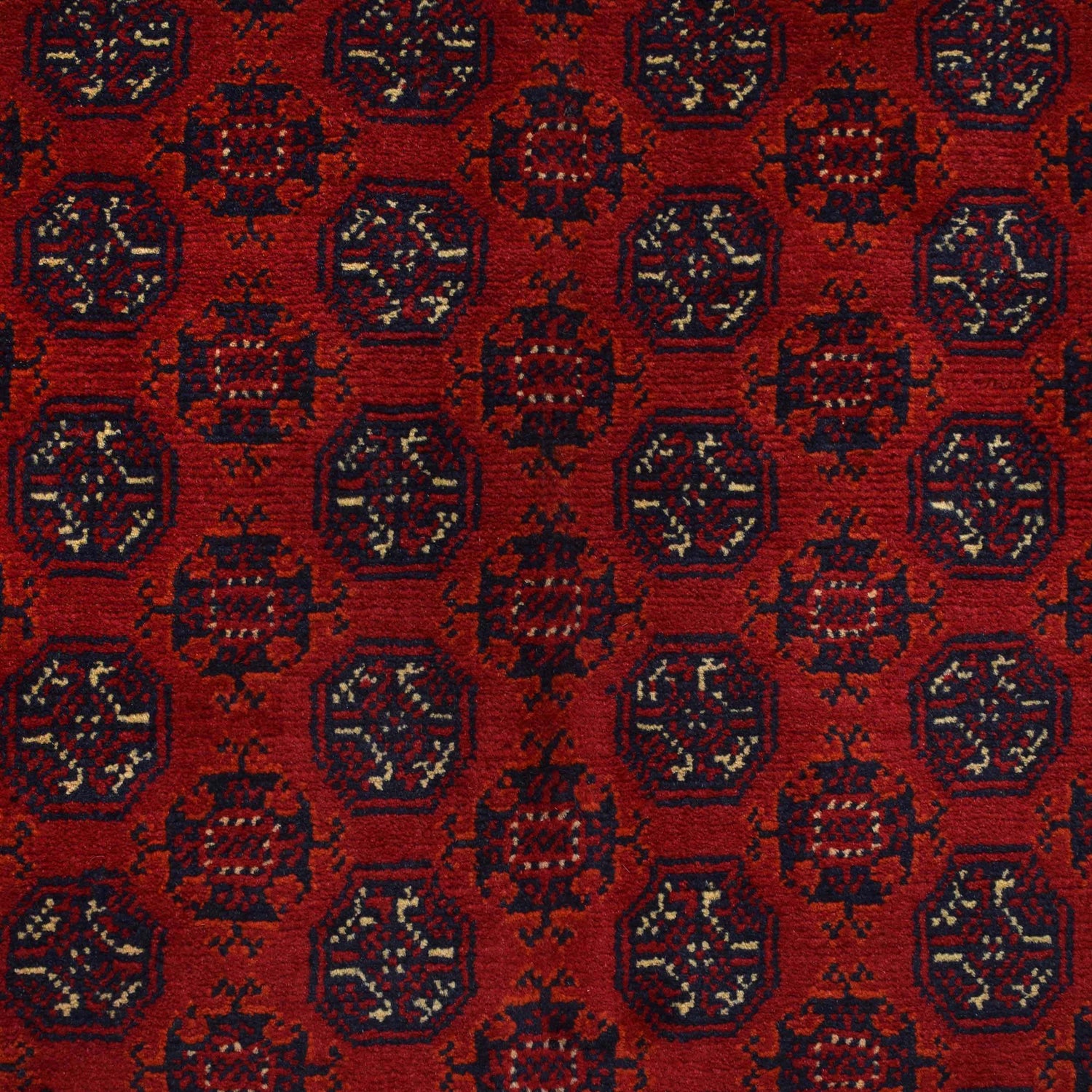Khoja Roshnai Area Rug Handmade Rich Burgundy Floral 4x7 ft