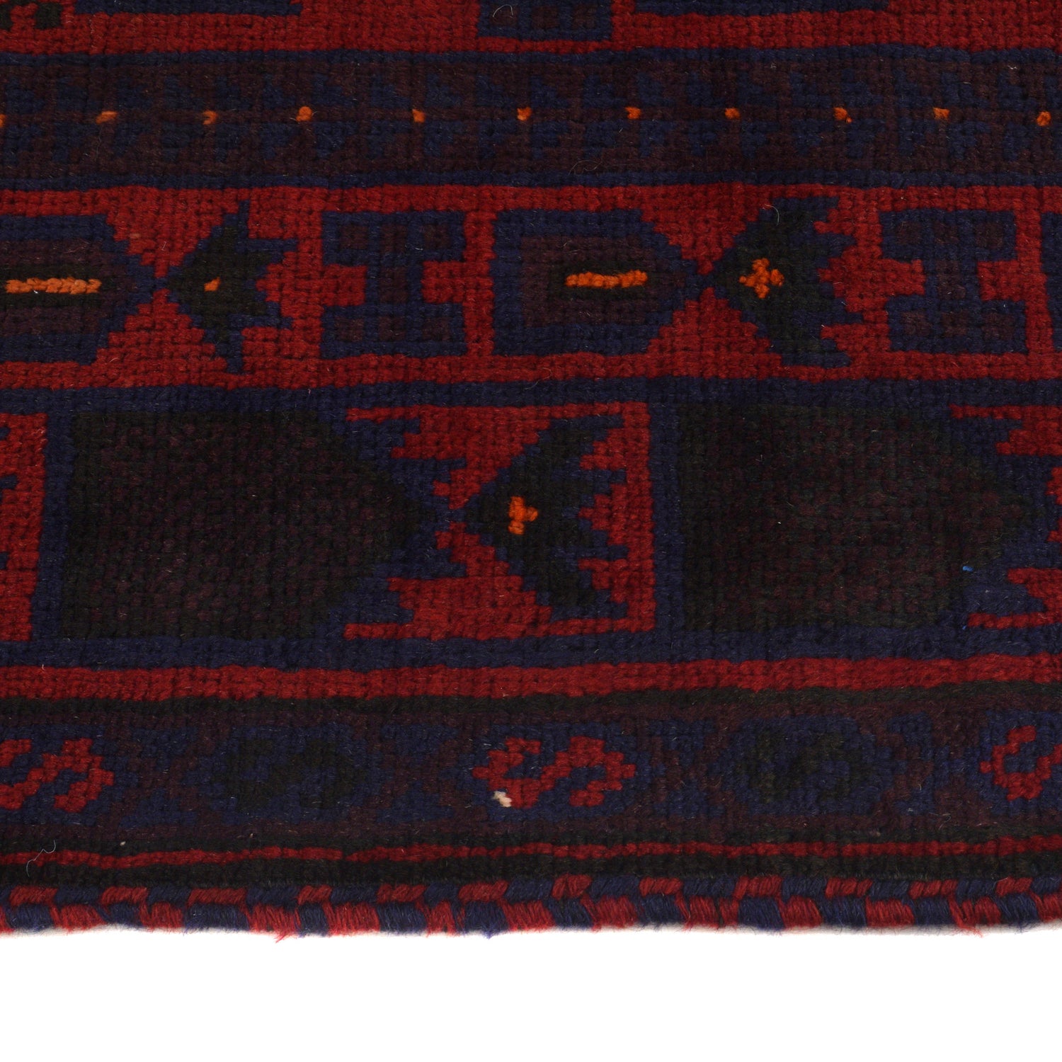Baluchi Rug Handmade Red Prayer Design 3x5 ft
