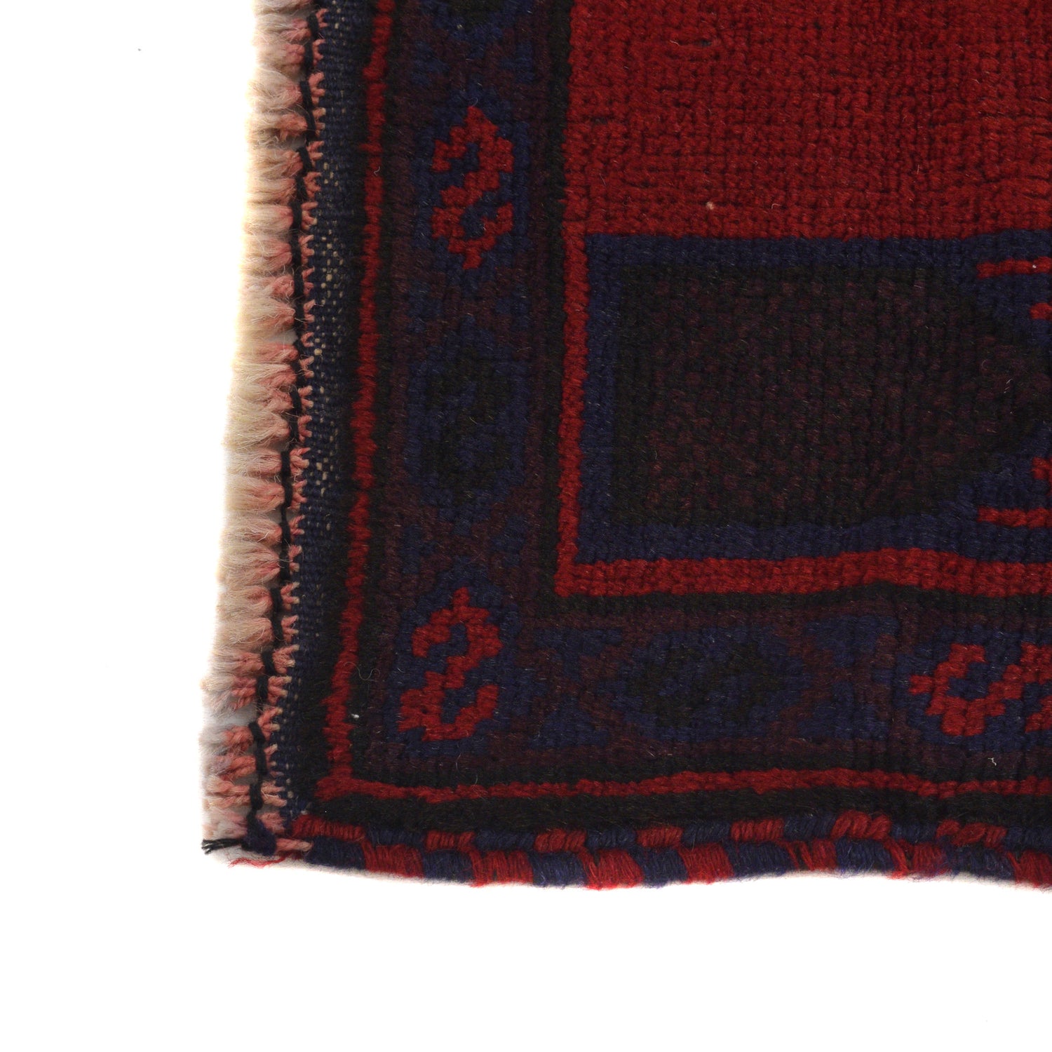 Baluchi Rug Handmade Red Prayer Design 3x5 ft