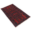 Baluchi Rug Handmade Red Prayer Design 3x5 ft