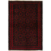 Baluchi Rug Handmade Multi Geometric 2x4 ft