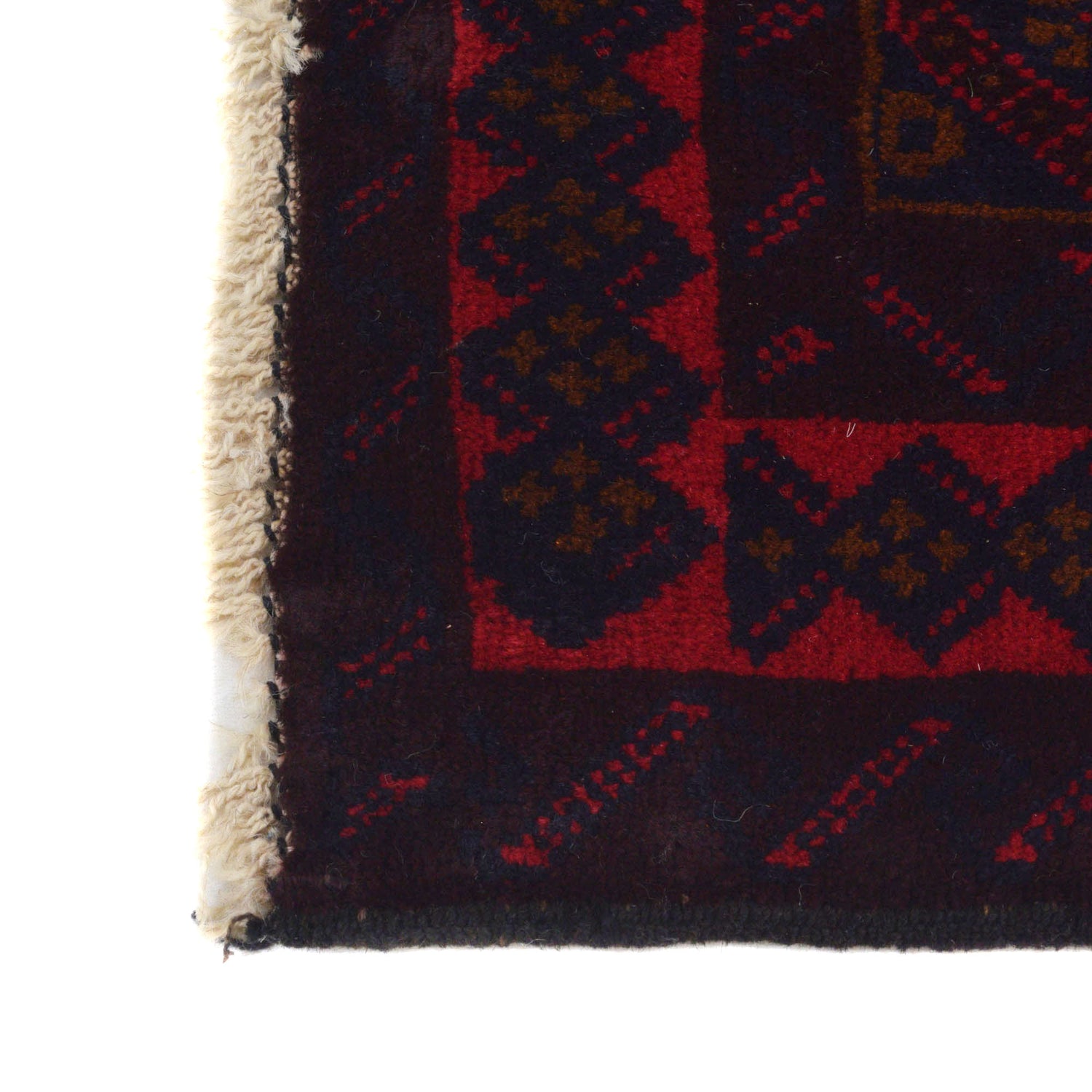 Baluchi Rug Handmade Multi Geometric 2x4 ft
