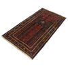 Baluchi Rug Handmade Multi Prayer Design 3x5 ft