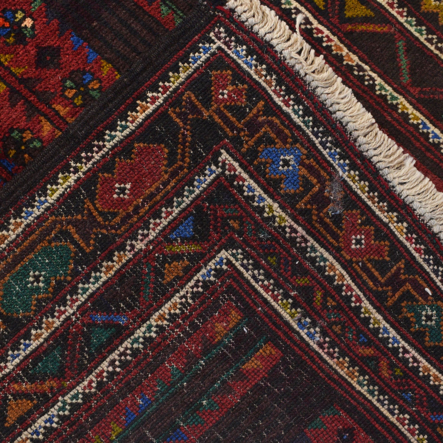 Baluchi Rug Handmade Multi Prayer Design 3x5 ft