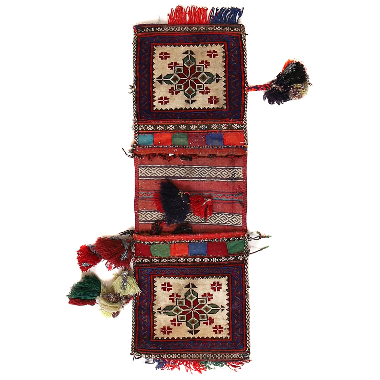 Saddle Bag Handmade Multi Floral 1x2 ft