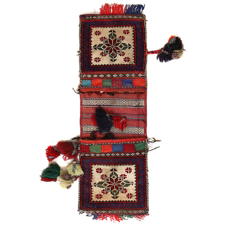 Saddle Bag Handmade Multi Floral 1x2 ft