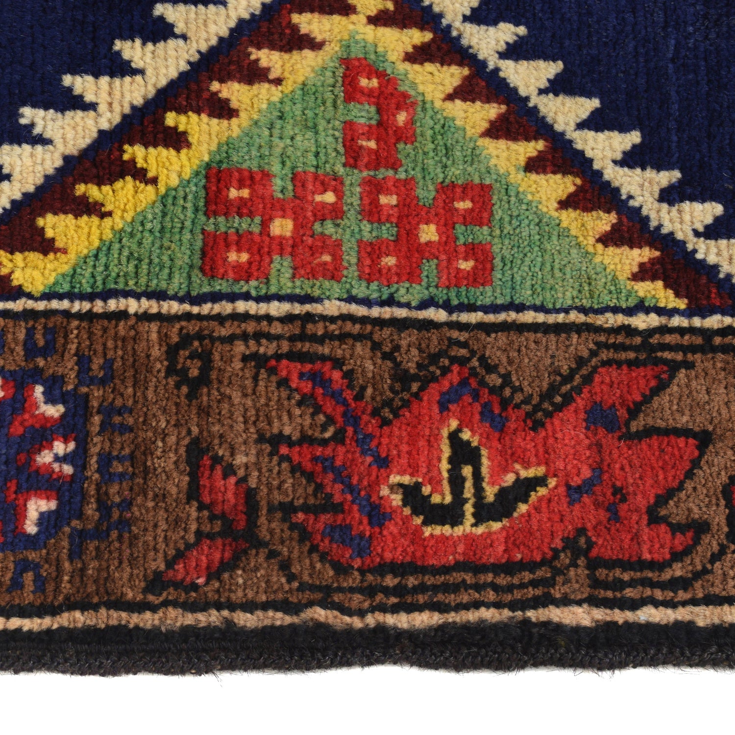 Baluchi Rug Handmade Multi Geometric 3x5 ft